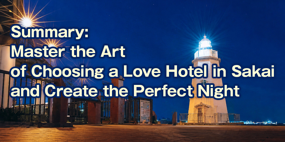 Summary: Master the Art of Choosing a Love Hotel in Sakai and Create the Perfect Night