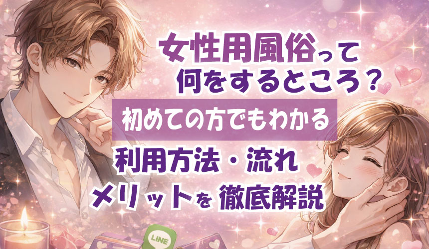 女性用風俗って何をするところ？ 初めての方でも分かる利用方法・流れ・メリットを徹底解説