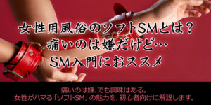 女性用風俗のソフトSMとは？痛いのは嫌だけど、、SM入門におススメ