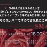 毎月第二木曜日にSMバー帝を営業中