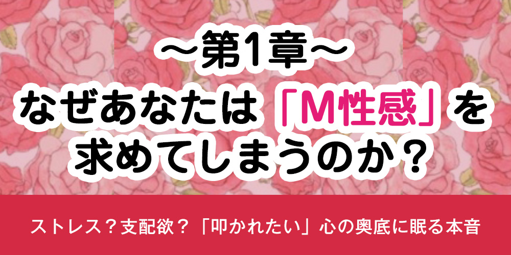 第1章：なぜあなたは「M性感」を求めてしまうのか？