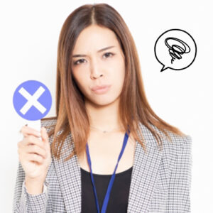 間違った刺激。「つく」「こする」は絶対NG