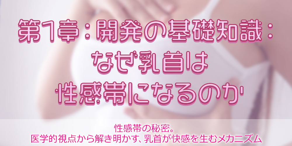 第1章：開発の基礎知識：なぜ乳首は性感帯になるのか