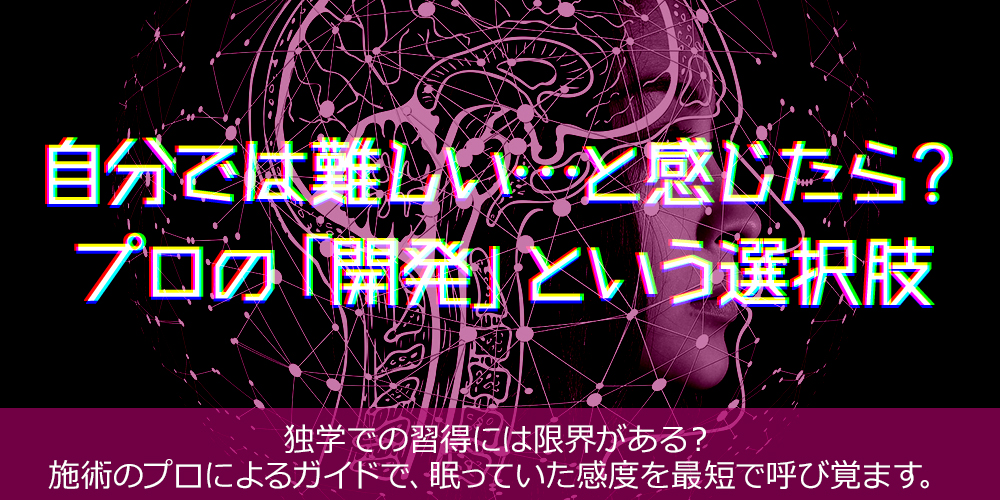 自分では難しい…と感じたら?プロの「開発」という選択肢