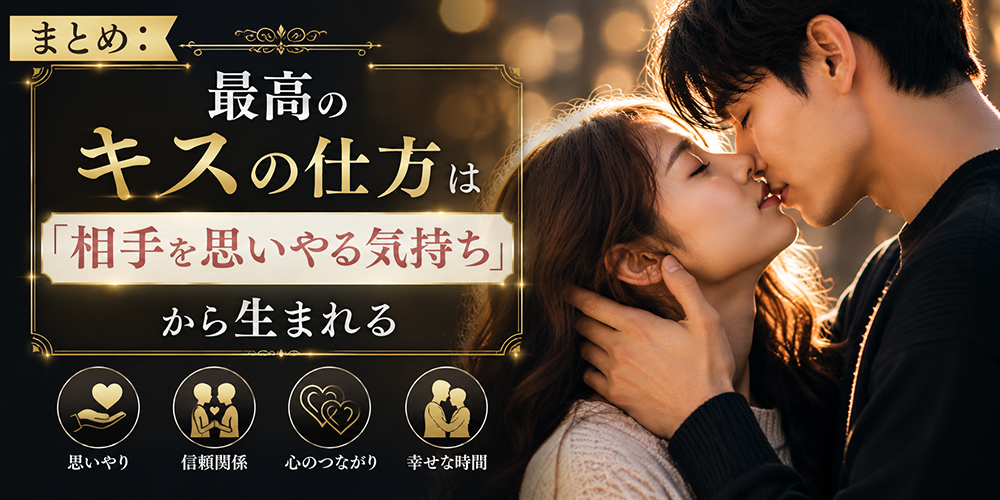 まとめ：最高のキスの仕方は「相手を思いやる気持ち」から生まれる
