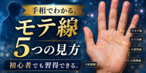 手相でわかる、モテ線の5つの見方 初心者にも分かりやすく解説します